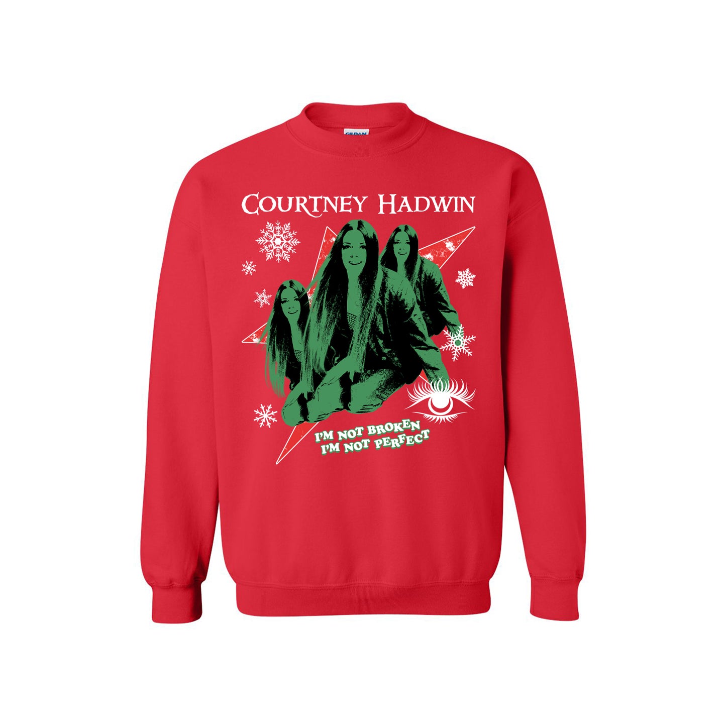 Holiday Crewneck Sweatshirt (Red)