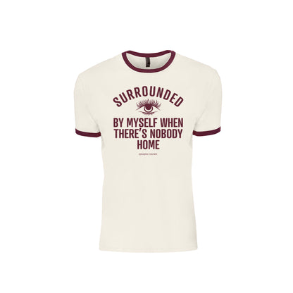 Monster Ringer Tee (Natural/Maroon)